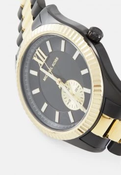 Michael Kors LEXINGTON UNISEX Montre Black/gold Coloured -Michael Kors Soldes Boutique 02848e163a7e4655b93e7c990b02772d