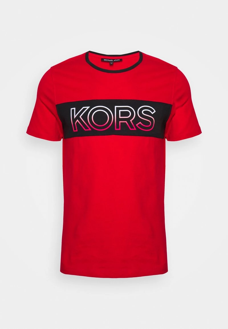 Michael Kors Homme TEE T Shirt Imprimé Crimson 1 Michael Kors Homme TEE T Shirt Imprimé Crimson