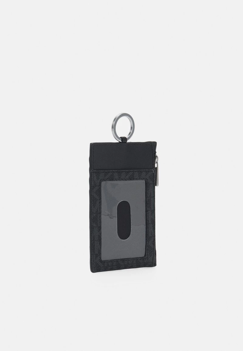 Michael Kors LANYARD ZIP CASE UNISEX Portefeuille Black/crimson 2 Michael Kors LANYARD ZIP CASE UNISEX Portefeuille Black/crimson – Image 2