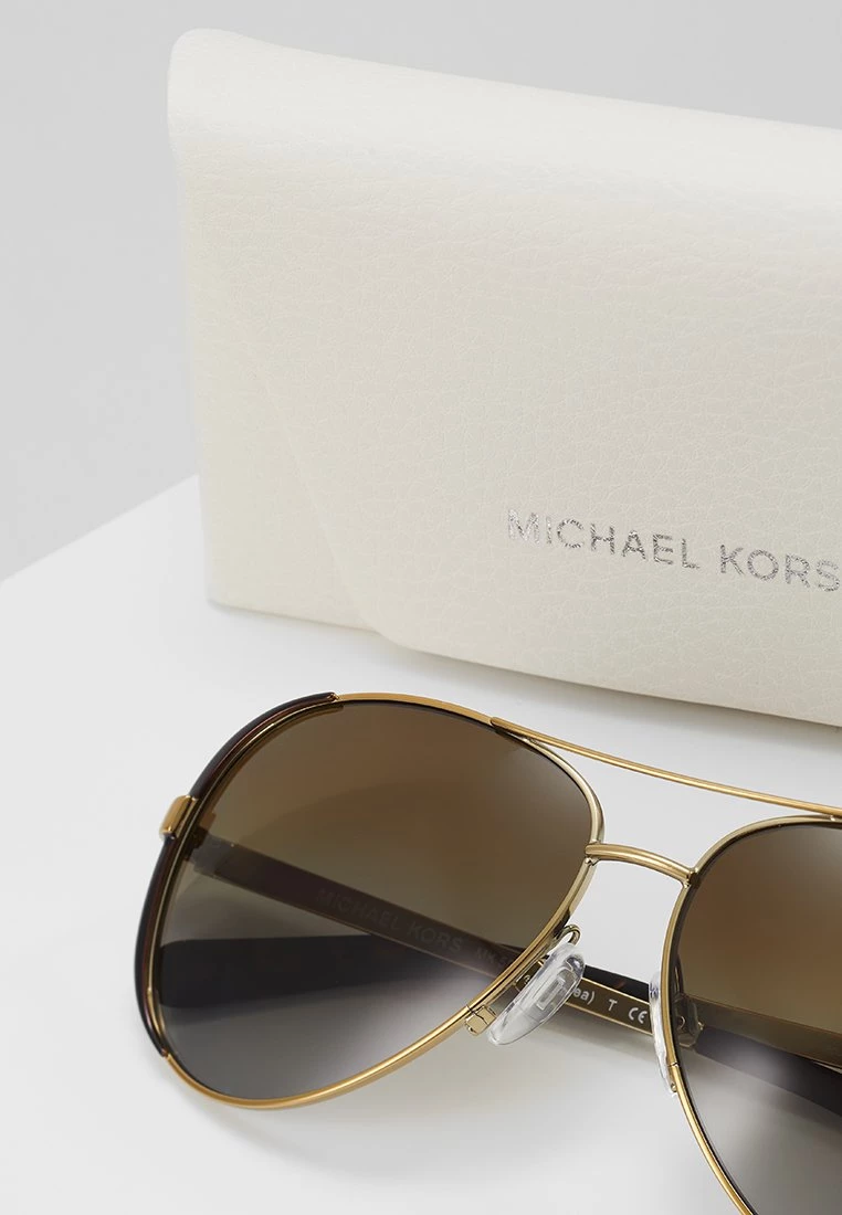 Michael Kors Femme Lunettes De Soleil Gold/dark Chocolate Brown 3 Michael Kors Femme Lunettes De Soleil Gold/dark Chocolate Brown – Image 3