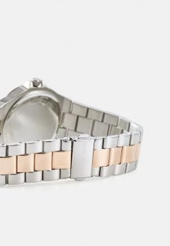 Michael Kors Femme LENNOX Montre Silver Coloured/rose Gold Coloured -Michael Kors Soldes Boutique 071a1bba975b45f1ae84f474c2c1fee5