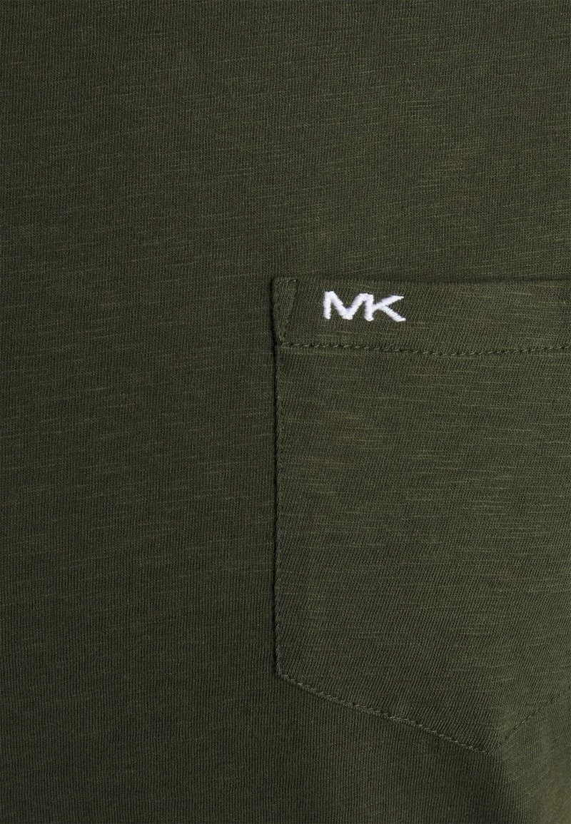 Michael Kors Homme SLUB CREW TEE T Shirt Basique Green 3 Michael Kors Homme SLUB CREW TEE T Shirt Basique Green – Image 3
