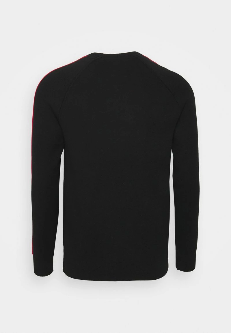 Michael Kors Homme CREW Pullover Black/crimson 2 Michael Kors Homme CREW Pullover Black/crimson – Image 2