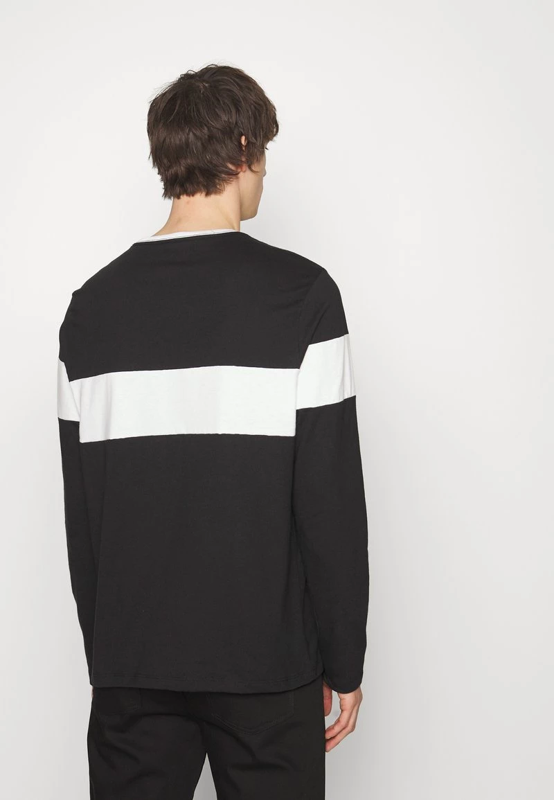 Michael Kors STRIPE TEE T Shirt à Manches Longues Black Homme 3 Michael Kors STRIPE TEE T Shirt à Manches Longues Black Homme – Image 3