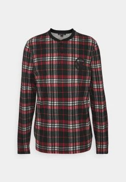 Michael Kors HOLIDAY HENLEY Haut De Pyjama Crimson Multi Homme -Michael Kors Soldes Boutique 0f4b244658144fd499dcf5fcfa69a6f5