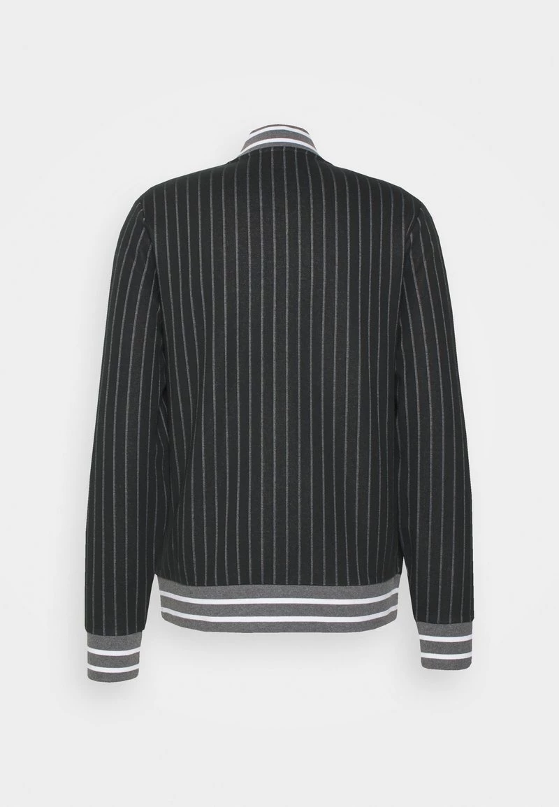Michael Kors Homme PINSTRIPE BASEBALL Blouson Bomber Black 2 Michael Kors Homme PINSTRIPE BASEBALL Blouson Bomber Black – Image 2