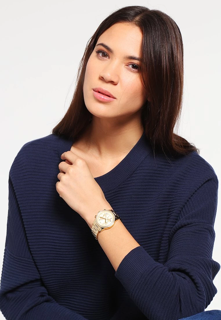 Michael Kors Femme RITZ Montre à Aiguilles Gold Coloured 1 Michael Kors Femme RITZ Montre à Aiguilles Gold Coloured