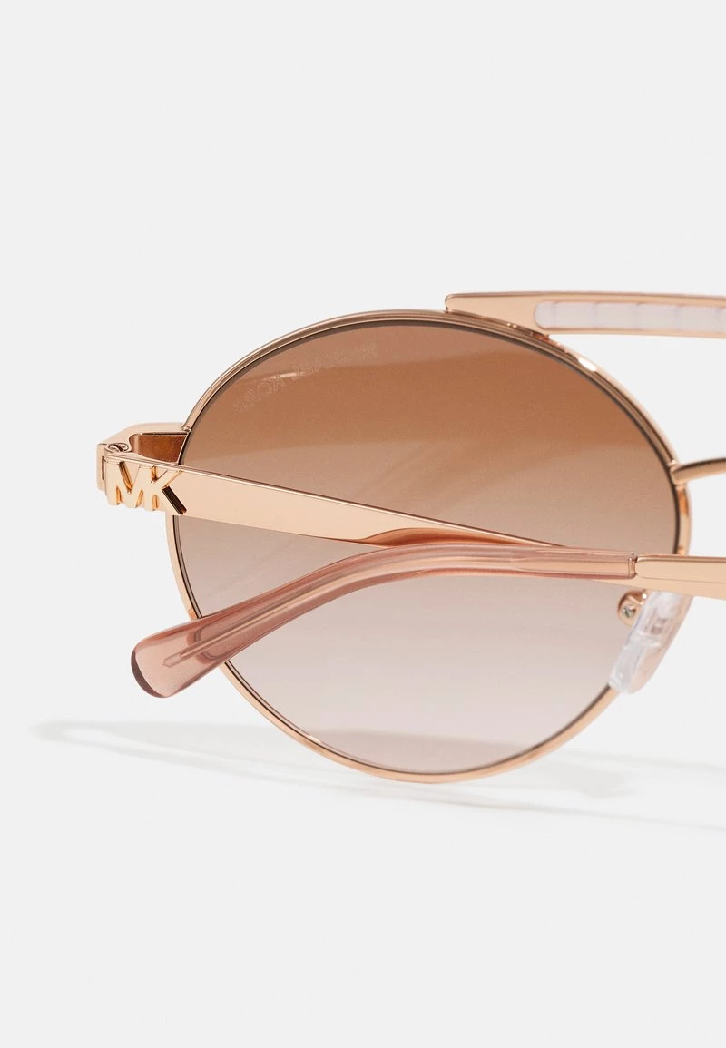 Michael Kors Femme MILOS Lunettes De Soleil Rose Gold Coloured 3 Michael Kors Femme MILOS Lunettes De Soleil Rose Gold Coloured – Image 3