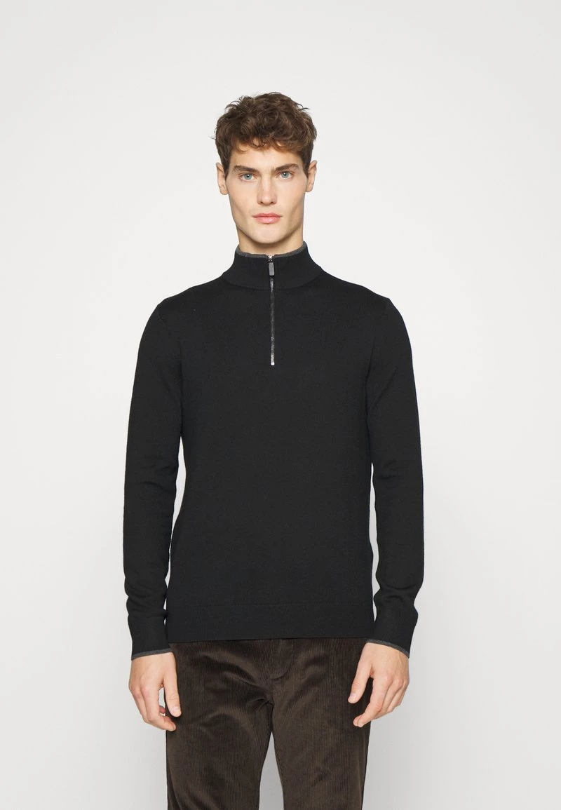 Michael Kors CORE QUARTER ZIP Pullover Black Homme 1 Michael Kors CORE QUARTER ZIP Pullover Black Homme