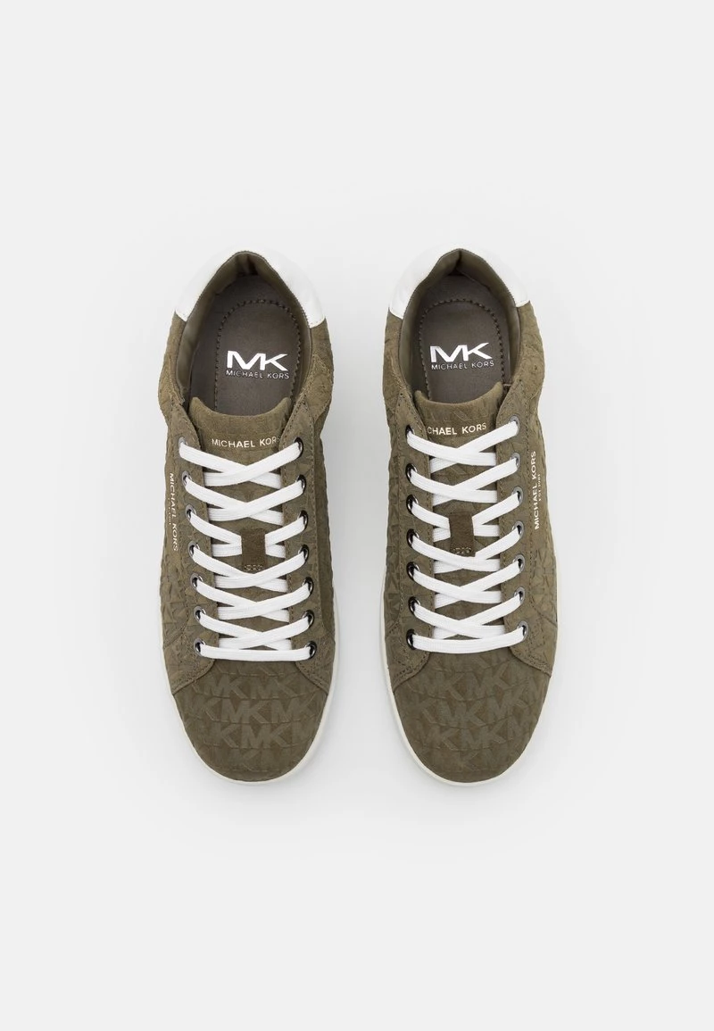Michael Kors Homme KEATING Baskets Basses Olive 4 Michael Kors Homme KEATING Baskets Basses Olive – Image 4