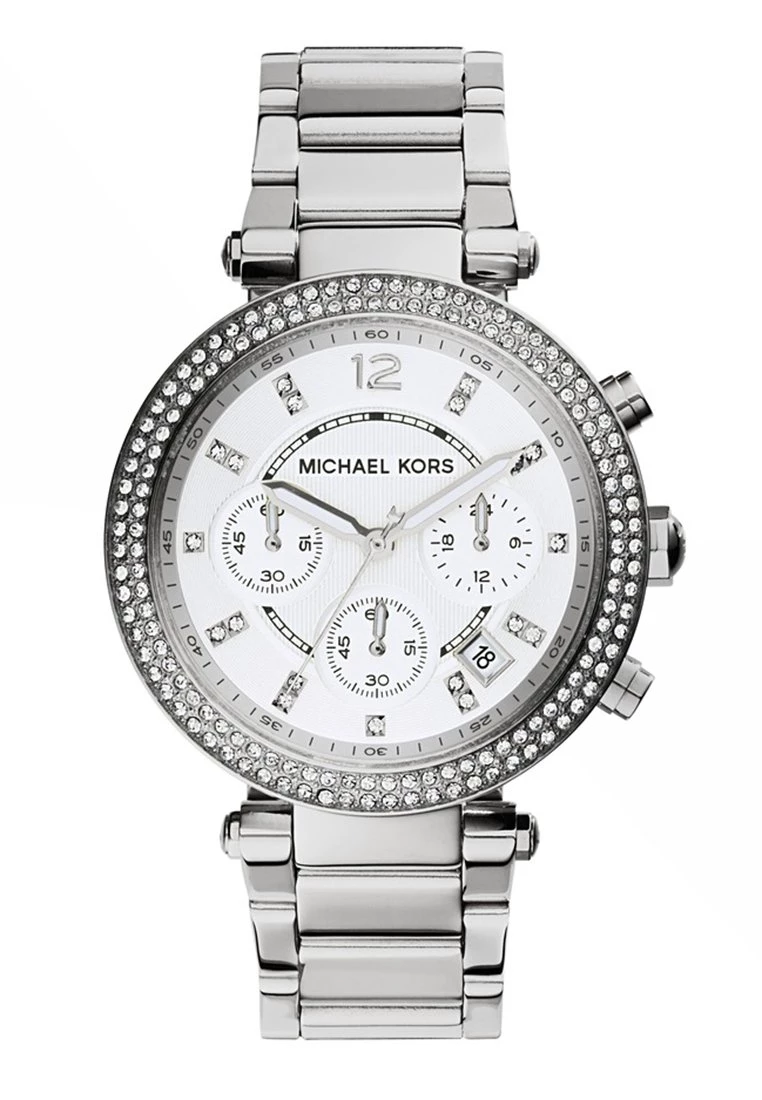 Michael Kors PARKER Montre à Aiguilles Silver Coloured Femme 2 Michael Kors PARKER Montre à Aiguilles Silver Coloured Femme – Image 2