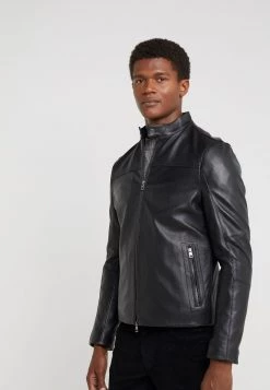 Michael Kors Homme BASIC RACER JACKET Veste En Cuir Black