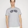 Michael Kors Homme LOGO AVIATOR TEE T Shirt Imprimé Heather Grey