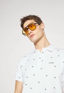 Michael Kors AVIATOR Polo White Homme -Michael Kors Soldes Boutique 2f8ab640db4c4847807e346662ba8872