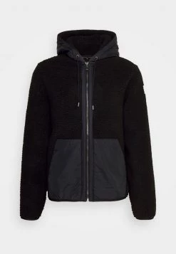 Michael Kors MIX MEDIA HOODIE Veste Polaire Black Homme -Michael Kors Soldes Boutique 399ffff31015410389c0f7841da27cf5