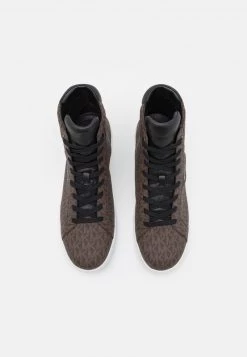 Michael Kors Homme KEATING Baskets Montantes Brown/black -Michael Kors Soldes Boutique 3aa5d9ff4e104183a6a2750f90b977da