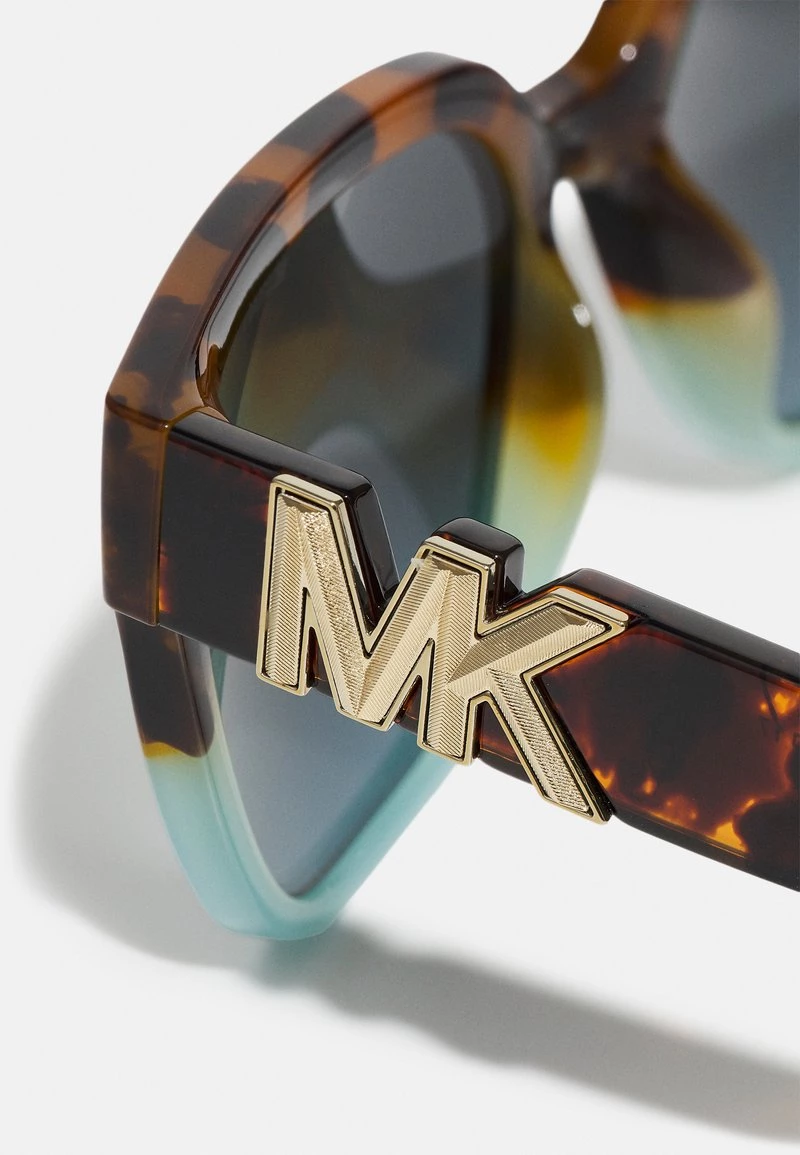 Michael Kors KARLIE Lunettes De Soleil Dark Tortoise/turquoise Femme 5 Michael Kors KARLIE Lunettes De Soleil Dark Tortoise/turquoise Femme – Image 5