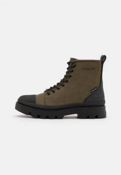Michael Kors COLIN Bottines à Lacets Olive Homme