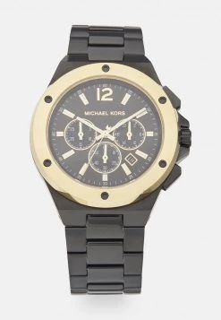 Michael Kors LENNOX UNISEX Montre à Aiguilles Black/gold Coloured