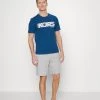 Michael Kors GIFT CREW SHORT Pyjama Heather Grey Homme