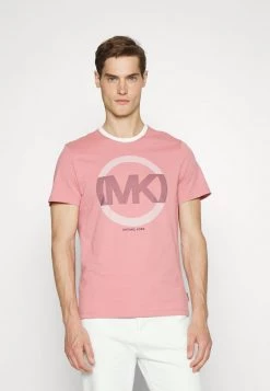 Michael Kors Homme GRID TEE T Shirt Imprimé Dusty Rose