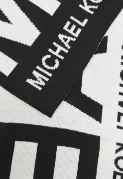 Michael Kors Unisex LARGE LOGO MUFFLER Foulard Black -Michael Kors Soldes Boutique 49aae82ffca546acafc5e0b49ac1b582