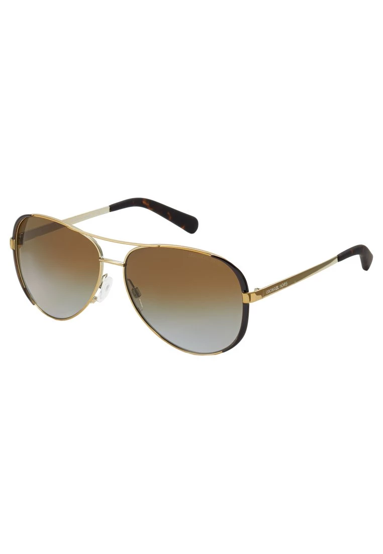 Michael Kors Femme Lunettes De Soleil Gold/dark Chocolate Brown 4 Michael Kors Femme Lunettes De Soleil Gold/dark Chocolate Brown – Image 4