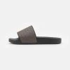 Michael Kors JAKE SLIDE Mules Brown/black Homme