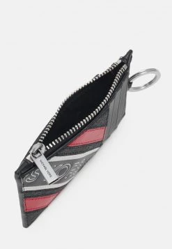 Michael Kors LANYARD ZIP CASE UNISEX Portefeuille Black/crimson 7 Michael Kors LANYARD ZIP CASE UNISEX Portefeuille Black/crimson -Michael Kors Soldes Boutique 558313a69e6e4df19db9545aeae679d1