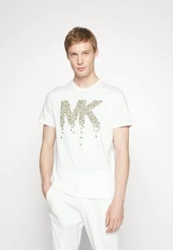 Michael Kors SPILL TEE T Shirt Imprimé White Homme
