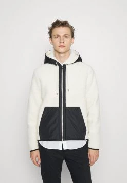 Michael Kors MIX MEDIA HOODIE Veste Polaire Bone Homme