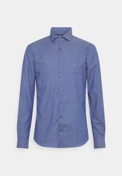 Michael Kors PARMA DIAMOND DOBBY SHIRT Chemise Navy Homme