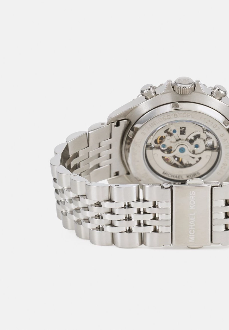 Michael Kors Homme BAYVILLE Montre à Aiguilles Silver Coloured 2 Michael Kors Homme BAYVILLE Montre à Aiguilles Silver Coloured – Image 2