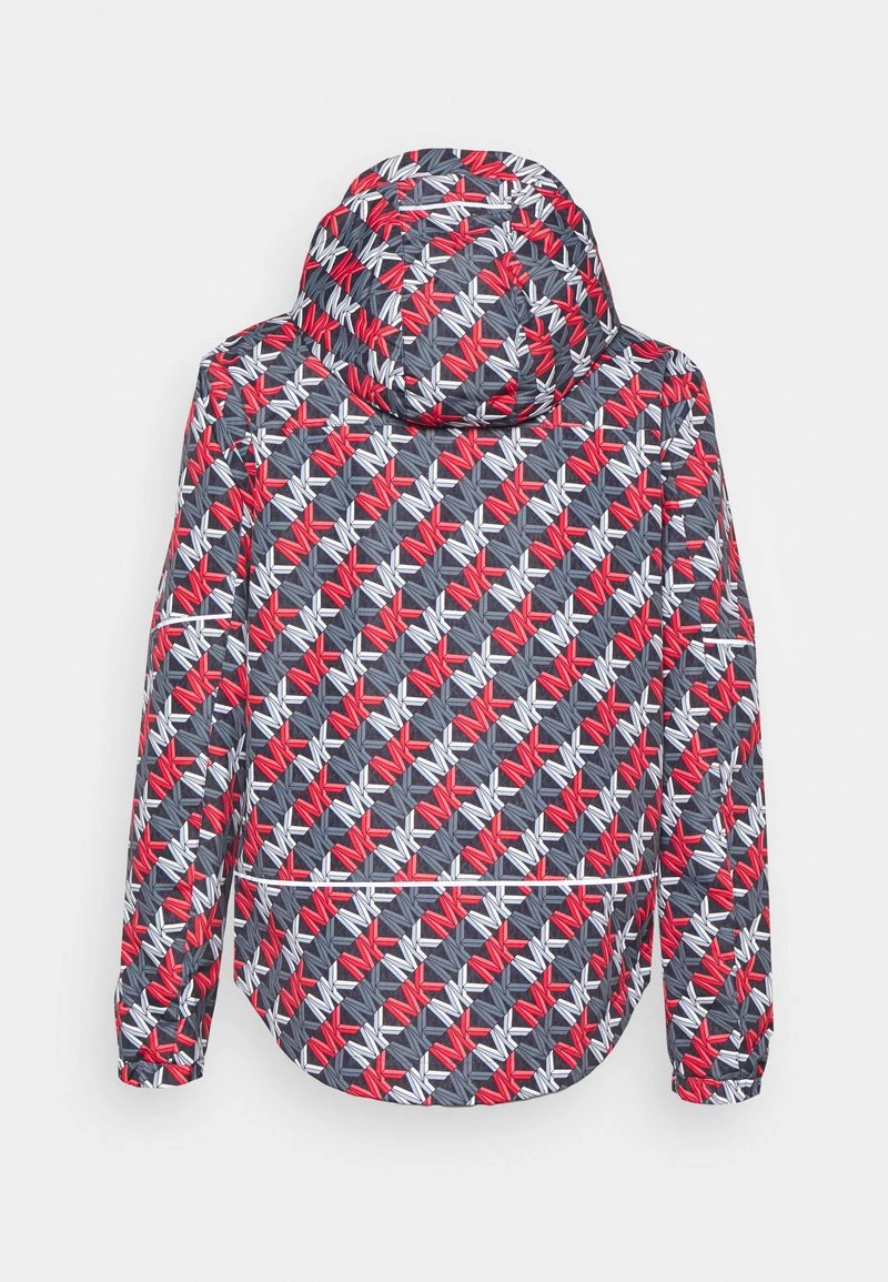 Michael Kors PRINTED HOODED JACKET Veste Légère Crimson Homme 2 Michael Kors PRINTED HOODED JACKET Veste Légère Crimson Homme – Image 2