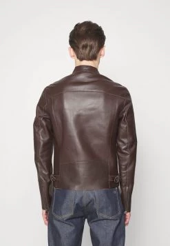 Michael Kors BONDED MOTO JACKET Veste En Cuir Chocolate Homme 8 Michael Kors BONDED MOTO JACKET Veste En Cuir Chocolate Homme -Michael Kors Soldes Boutique 686e8f481922404da0112e35083b1b80