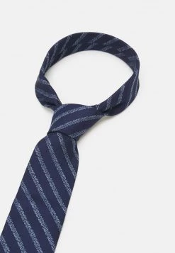 Michael Kors Homme STENCIL LOGO STRIPE Cravate Navy -Michael Kors Soldes Boutique 692108eb47d04c968289c9823de0e8b4