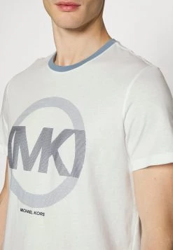 Michael Kors Homme GRID TEE T Shirt Imprimé White -Michael Kors Soldes Boutique 69699611b9cc4300a16545f893d03155