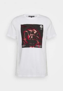 Michael Kors Homme AEROSOL TEE T Shirt Imprimé White