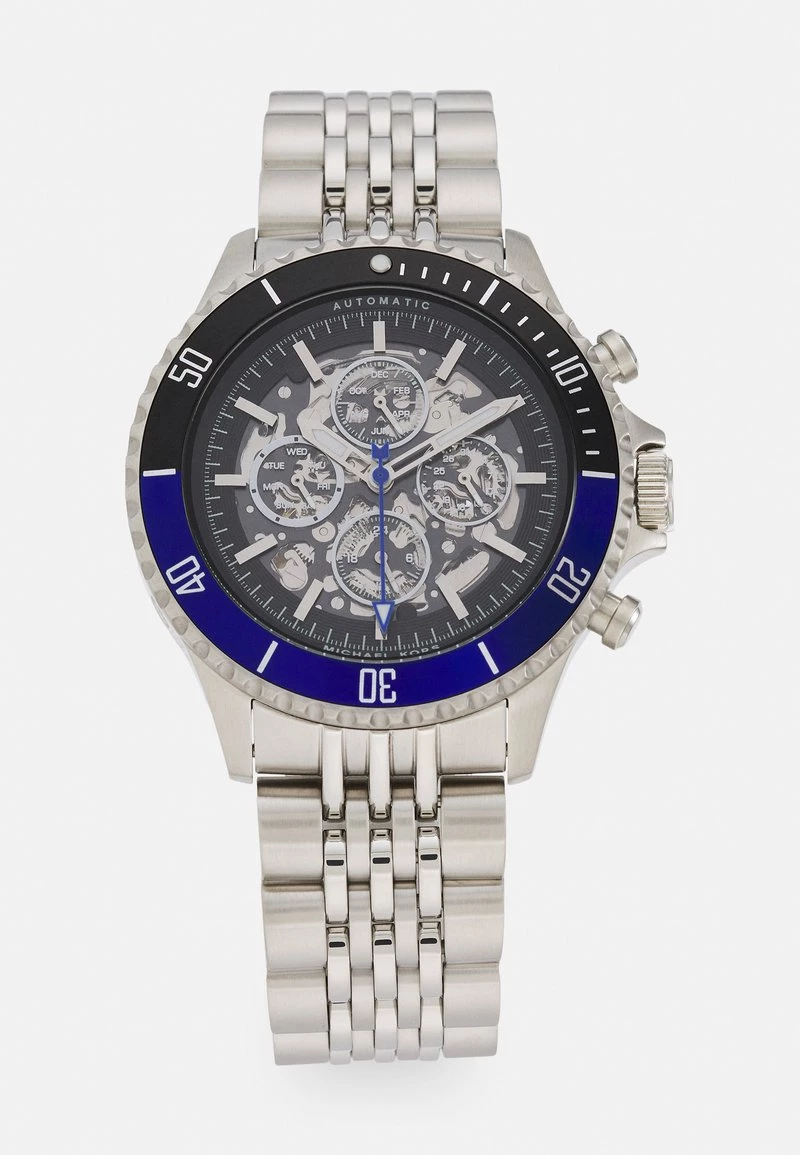 Michael Kors Homme BAYVILLE Montre à Aiguilles Silver Coloured 1 Michael Kors Homme BAYVILLE Montre à Aiguilles Silver Coloured