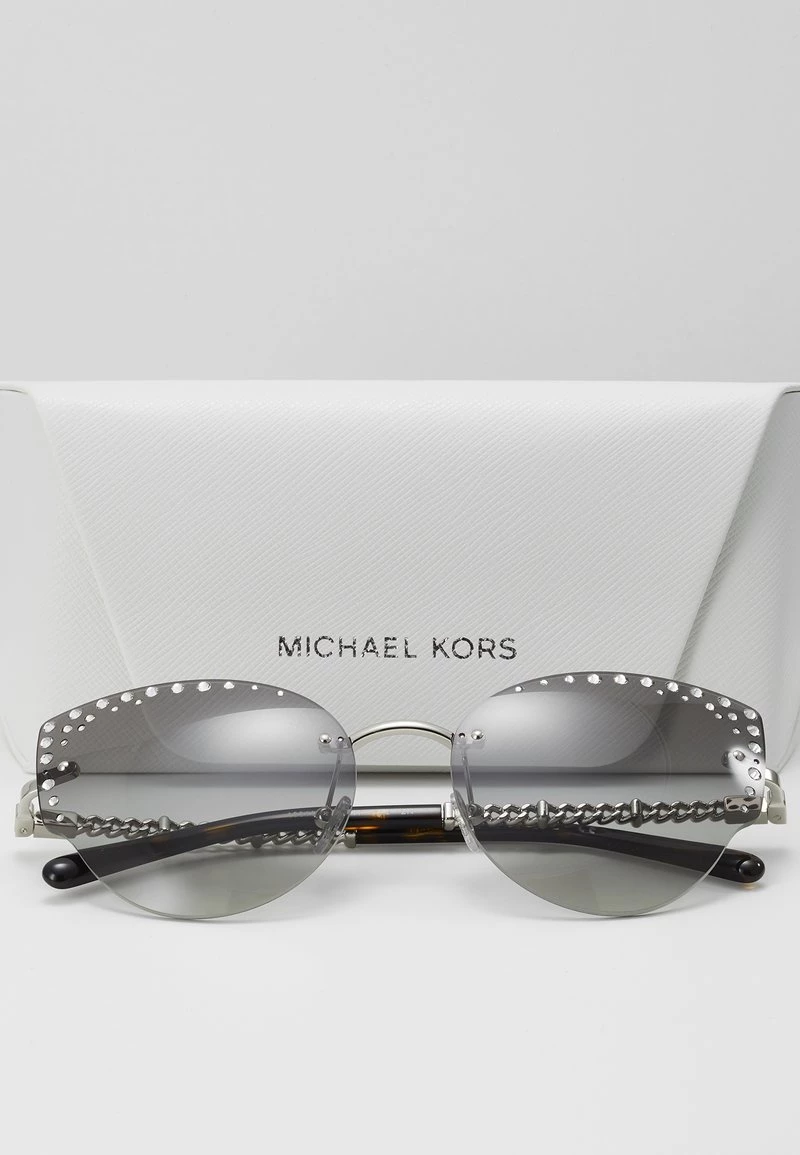 Michael Kors Femme Lunettes De Soleil Silver Coloured 4 Michael Kors Femme Lunettes De Soleil Silver Coloured – Image 4