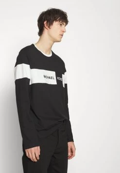 Michael Kors STRIPE TEE T Shirt à Manches Longues Black Homme 9 Michael Kors STRIPE TEE T Shirt à Manches Longues Black Homme -Michael Kors Soldes Boutique 741243950272497e97740e8c52861e02