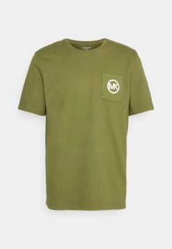 Michael Kors Homme POCKET CREW Haut De Pyjama Smoky Olive