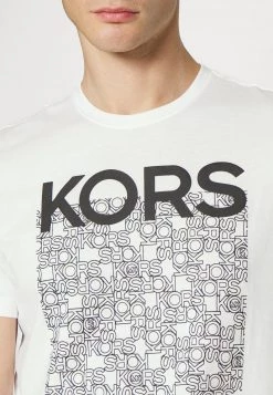 Michael Kors NEWSPRINT TEE T Shirt Imprimé White Homme -Michael Kors Soldes Boutique 7cd90be97907461bbcc31ae17eea536a