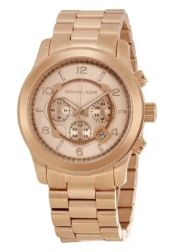 Michael Kors Homme RUNWAY Montre à Aiguilles Pink Gold