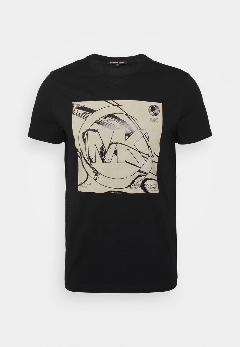 Michael Kors Homme AEROSOL TEE T Shirt Imprimé Black 1 Michael Kors Homme AEROSOL TEE T Shirt Imprimé Black