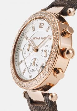 Michael Kors Femme PARKER Montre Brown -Michael Kors Soldes Boutique 87c32befe45940c7bd2d128f3825a326