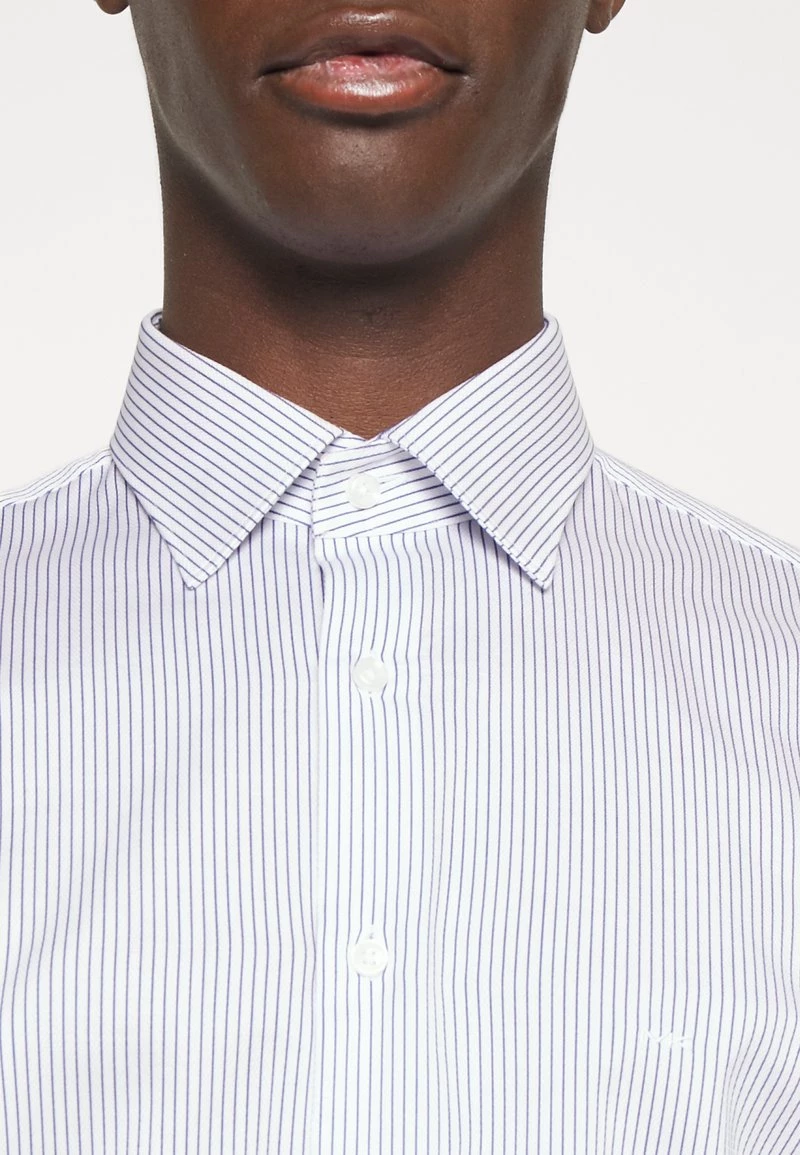 Michael Kors Homme RALEIGH DOBBY STRIPE SLIM FIT SHIRT Chemise Classique Blue 6 Michael Kors Homme RALEIGH DOBBY STRIPE SLIM FIT SHIRT Chemise Classique Blue – Image 6