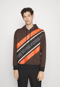 Michael Kors GO RUGBY HOOD Sweat à Capuche Chocolate Homme