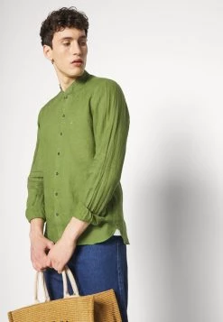 Michael Kors Homme STANDUP SLIM Chemise Olive -Michael Kors Soldes Boutique 8b8f42b774dd4abfacead97a58b2f273