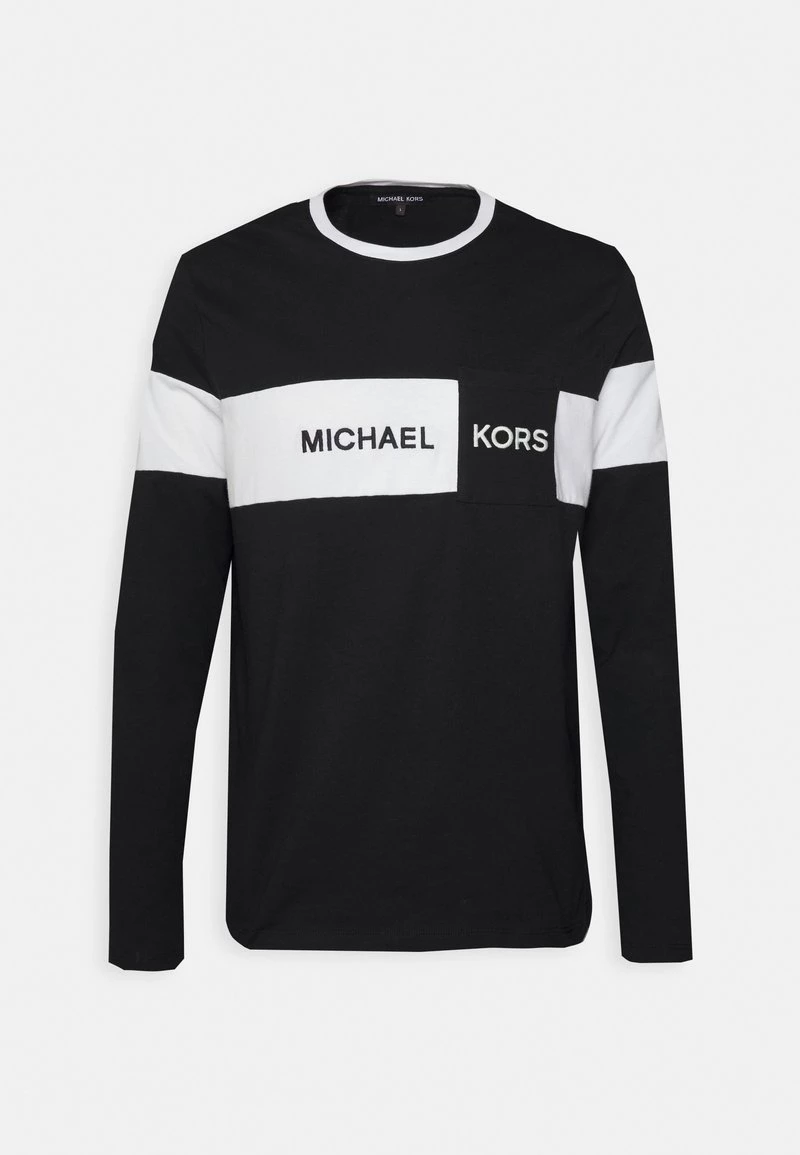 Michael Kors STRIPE TEE T Shirt à Manches Longues Black Homme 5 Michael Kors STRIPE TEE T Shirt à Manches Longues Black Homme – Image 5